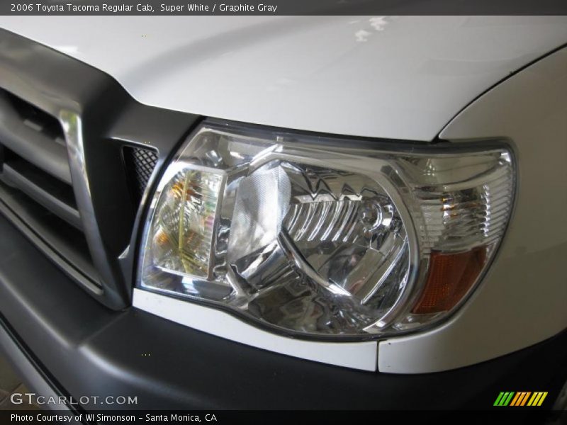 Super White / Graphite Gray 2006 Toyota Tacoma Regular Cab