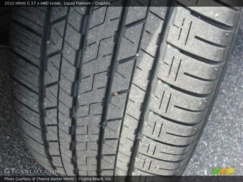 Liquid Platinum / Graphite 2010 Infiniti G 37 x AWD Sedan