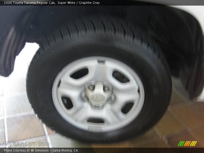 Super White / Graphite Gray 2006 Toyota Tacoma Regular Cab