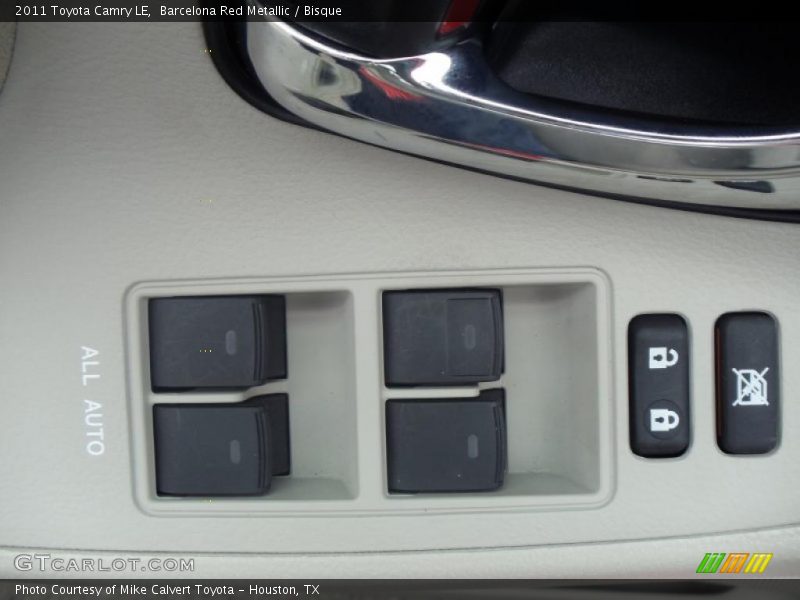 Barcelona Red Metallic / Bisque 2011 Toyota Camry LE