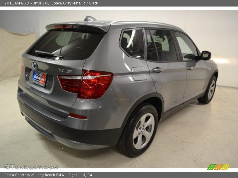 Space Gray Metallic / Black 2011 BMW X3 xDrive 28i