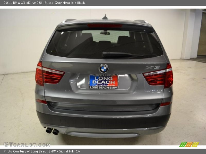 Space Gray Metallic / Black 2011 BMW X3 xDrive 28i