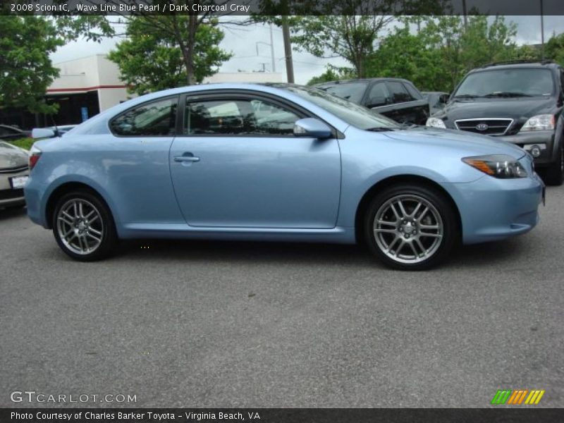Wave Line Blue Pearl / Dark Charcoal Gray 2008 Scion tC