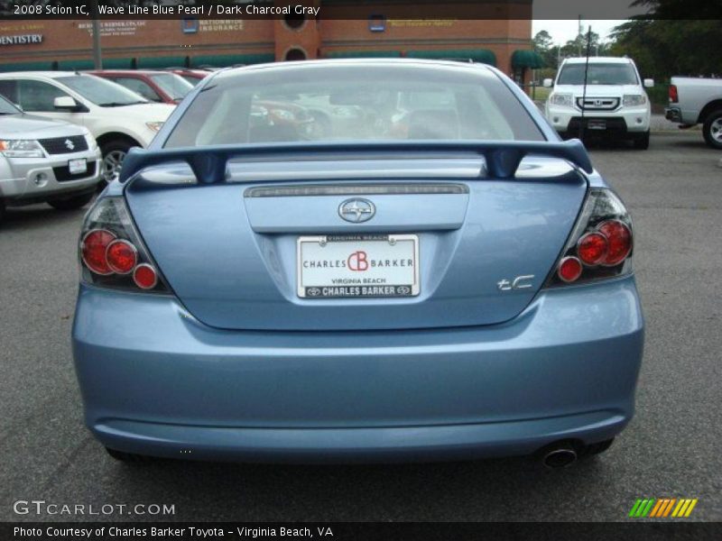 Wave Line Blue Pearl / Dark Charcoal Gray 2008 Scion tC