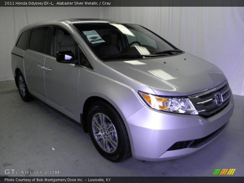 Alabaster Silver Metallic / Gray 2011 Honda Odyssey EX-L