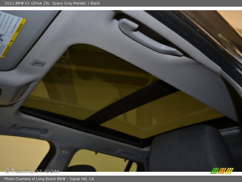 Space Gray Metallic / Black 2011 BMW X3 xDrive 28i