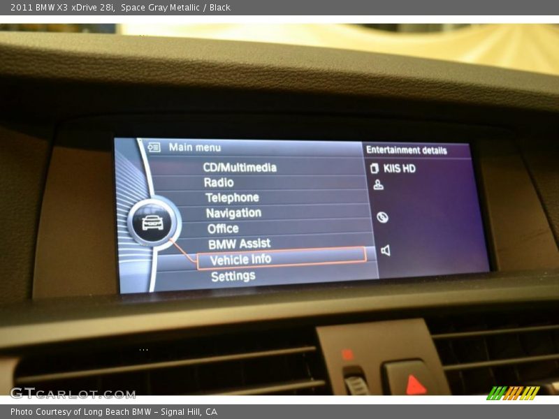Space Gray Metallic / Black 2011 BMW X3 xDrive 28i