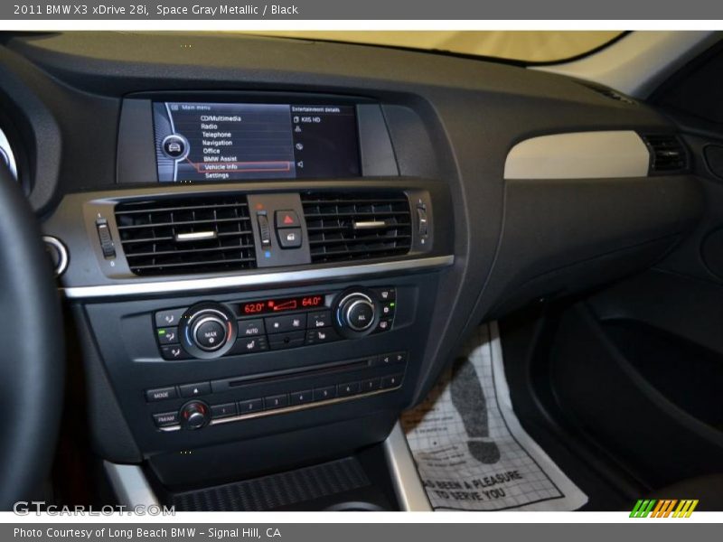 Space Gray Metallic / Black 2011 BMW X3 xDrive 28i