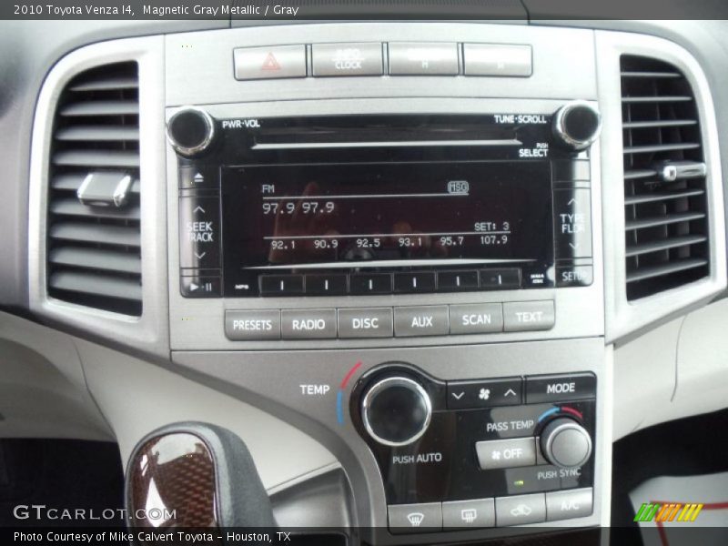 Magnetic Gray Metallic / Gray 2010 Toyota Venza I4
