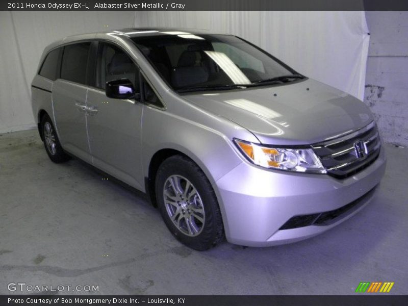 Alabaster Silver Metallic / Gray 2011 Honda Odyssey EX-L