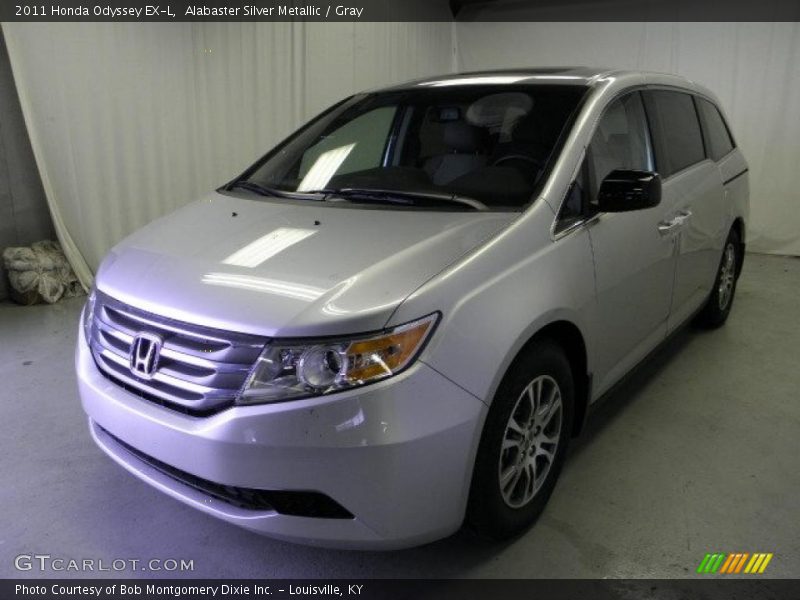 Alabaster Silver Metallic / Gray 2011 Honda Odyssey EX-L