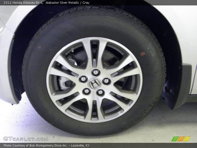 Alabaster Silver Metallic / Gray 2011 Honda Odyssey EX-L