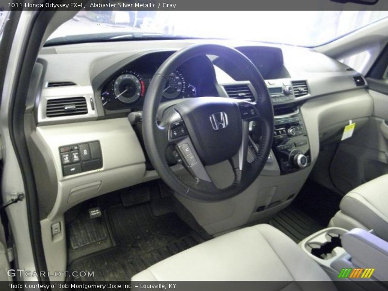 Alabaster Silver Metallic / Gray 2011 Honda Odyssey EX-L