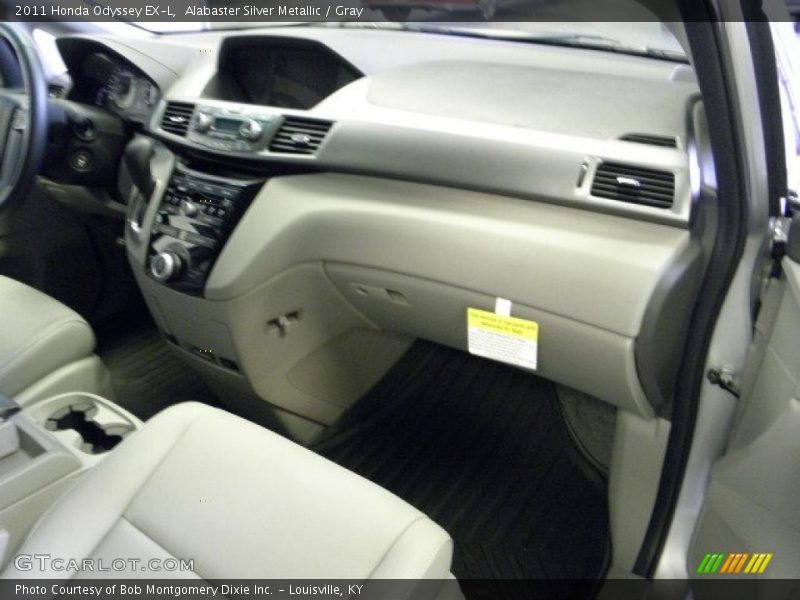 Alabaster Silver Metallic / Gray 2011 Honda Odyssey EX-L
