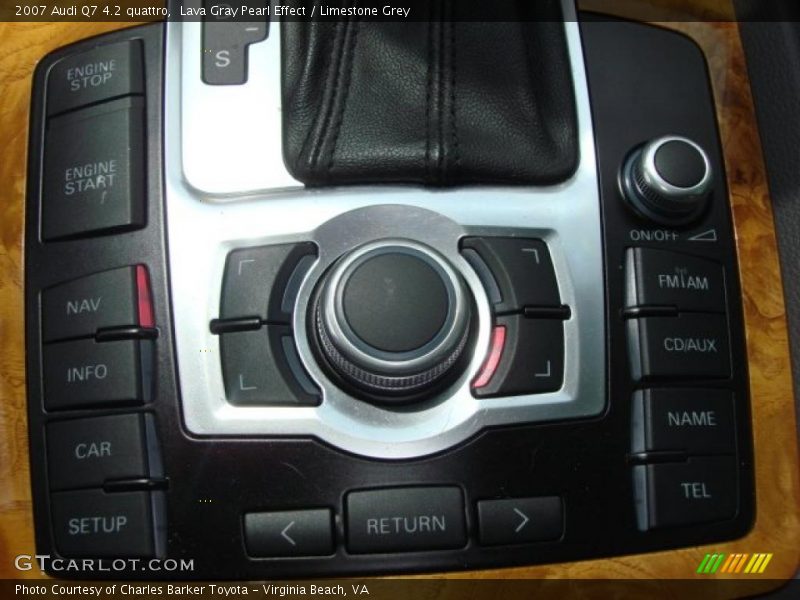 Controls of 2007 Q7 4.2 quattro