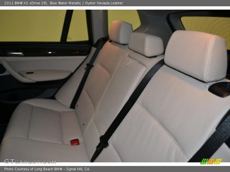 Blue Water Metallic / Oyster Nevada Leather 2011 BMW X3 xDrive 28i