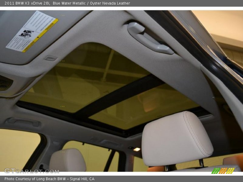 Sunroof of 2011 X3 xDrive 28i
