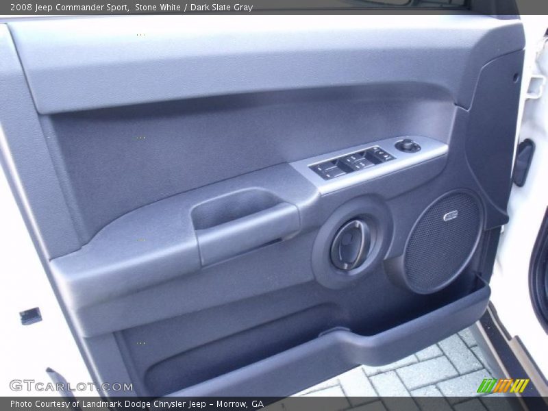 Stone White / Dark Slate Gray 2008 Jeep Commander Sport