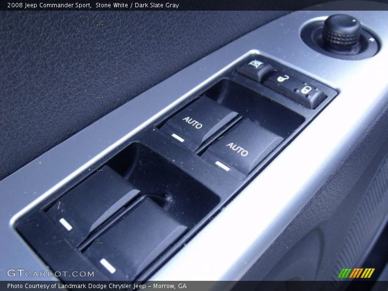 Stone White / Dark Slate Gray 2008 Jeep Commander Sport