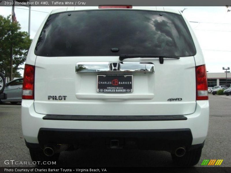 Taffeta White / Gray 2010 Honda Pilot EX 4WD