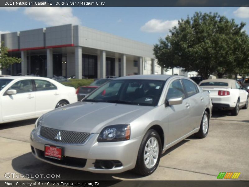 Quick Silver / Medium Gray 2011 Mitsubishi Galant FE