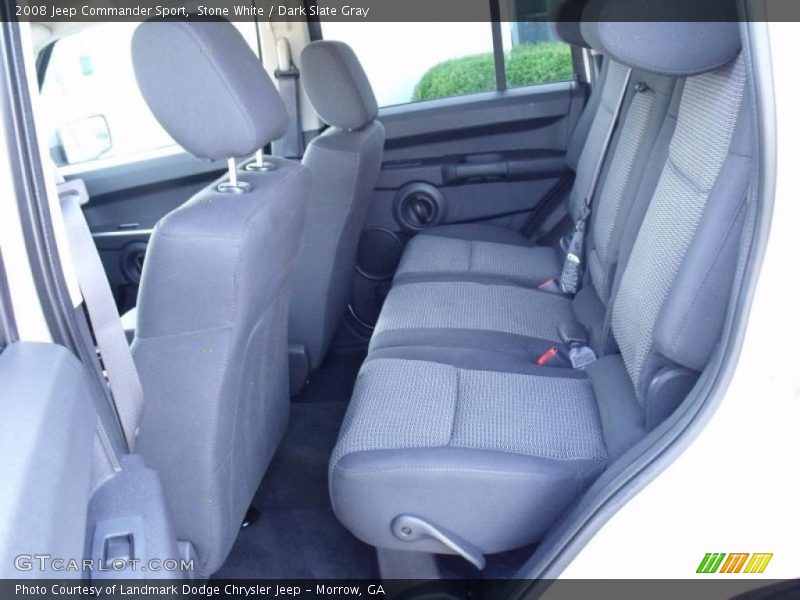 Stone White / Dark Slate Gray 2008 Jeep Commander Sport