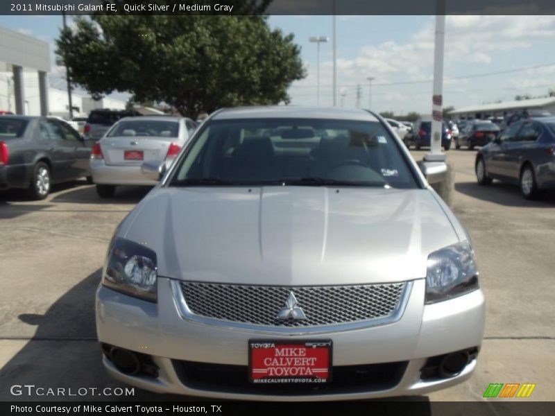 Quick Silver / Medium Gray 2011 Mitsubishi Galant FE