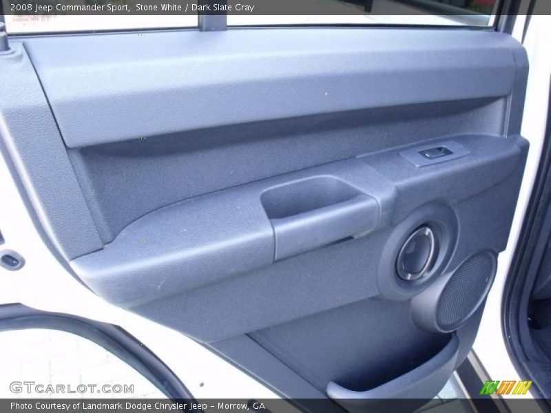 Stone White / Dark Slate Gray 2008 Jeep Commander Sport