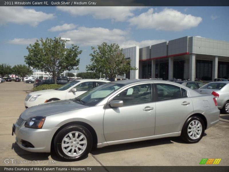 Quick Silver / Medium Gray 2011 Mitsubishi Galant FE