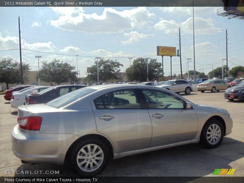 Quick Silver / Medium Gray 2011 Mitsubishi Galant FE