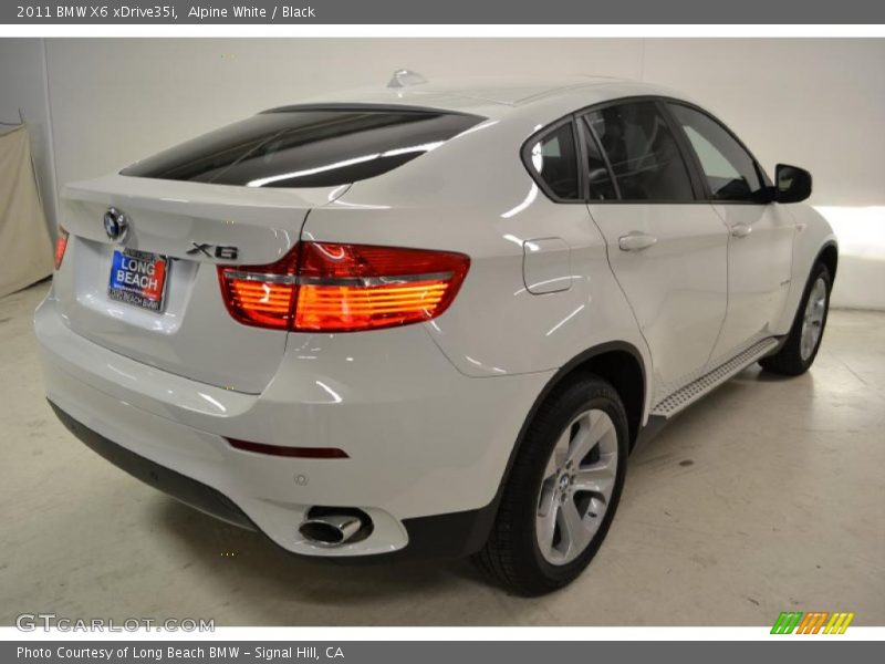 Alpine White / Black 2011 BMW X6 xDrive35i