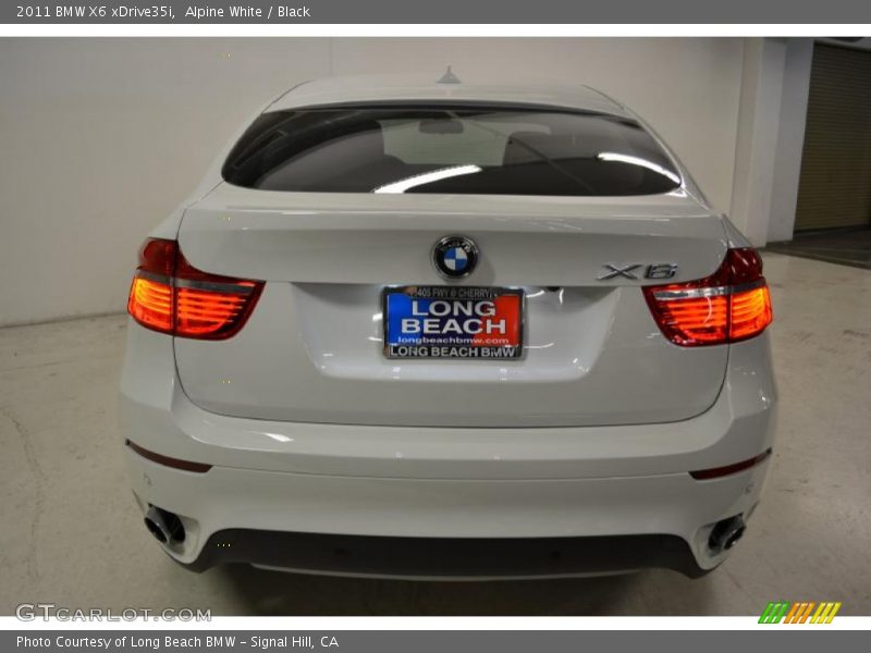 Alpine White / Black 2011 BMW X6 xDrive35i