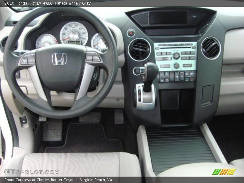 Taffeta White / Gray 2010 Honda Pilot EX 4WD