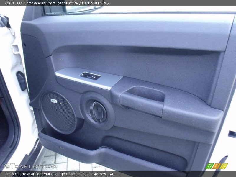 Stone White / Dark Slate Gray 2008 Jeep Commander Sport