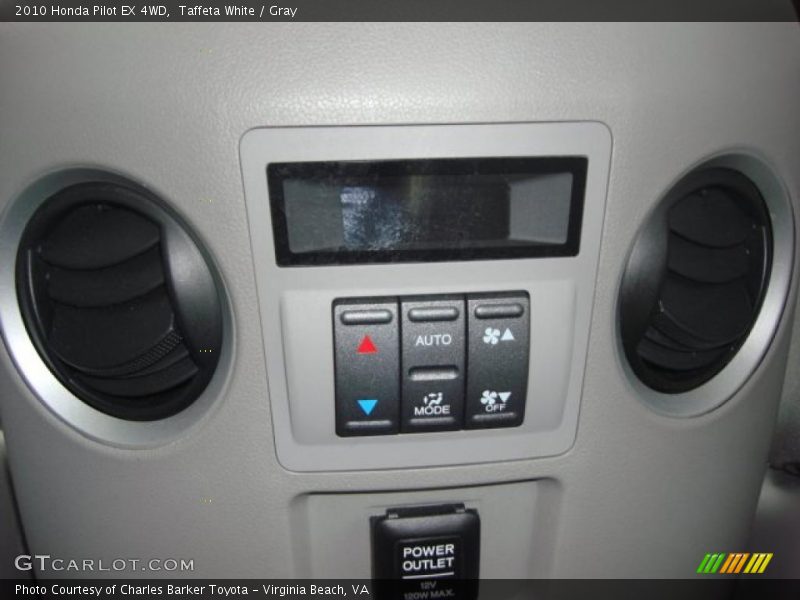 Taffeta White / Gray 2010 Honda Pilot EX 4WD
