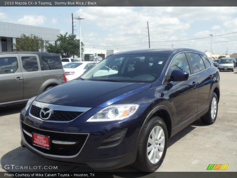 Stormy Blue Mica / Black 2010 Mazda CX-9 Touring