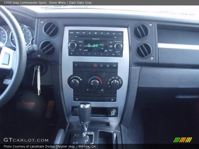 Stone White / Dark Slate Gray 2008 Jeep Commander Sport