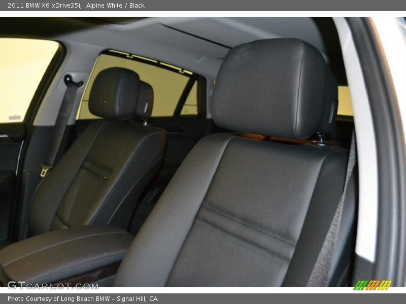 Alpine White / Black 2011 BMW X6 xDrive35i