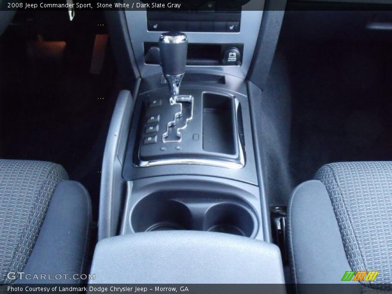 Stone White / Dark Slate Gray 2008 Jeep Commander Sport