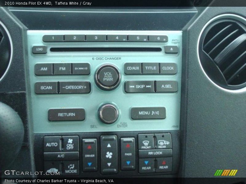 Taffeta White / Gray 2010 Honda Pilot EX 4WD