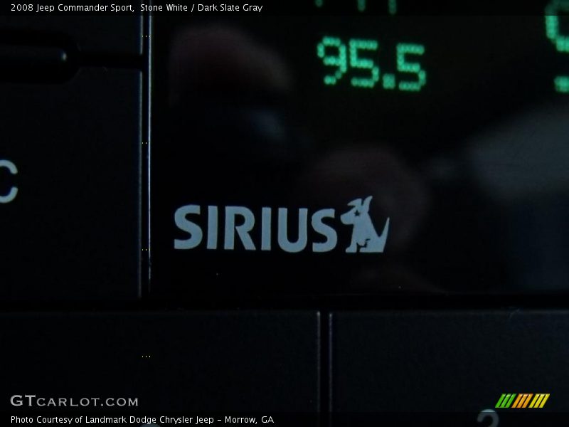 Stone White / Dark Slate Gray 2008 Jeep Commander Sport