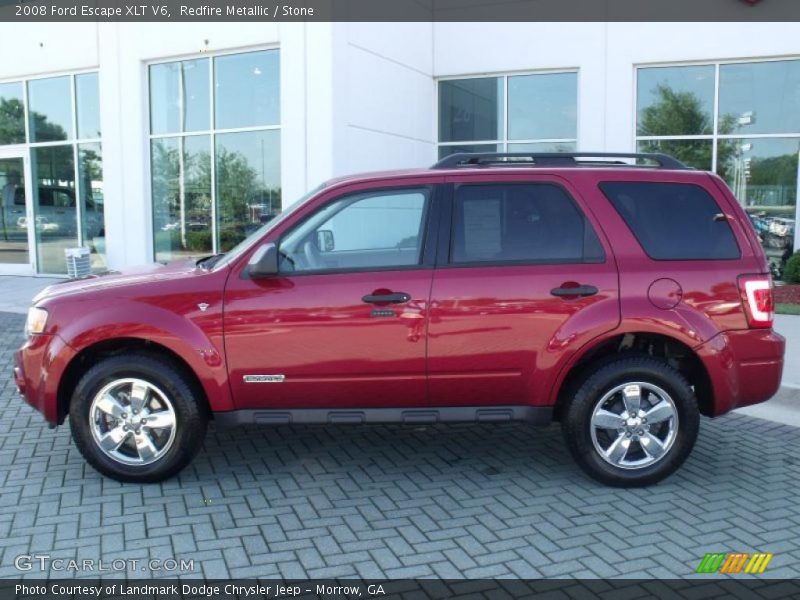 Redfire Metallic / Stone 2008 Ford Escape XLT V6