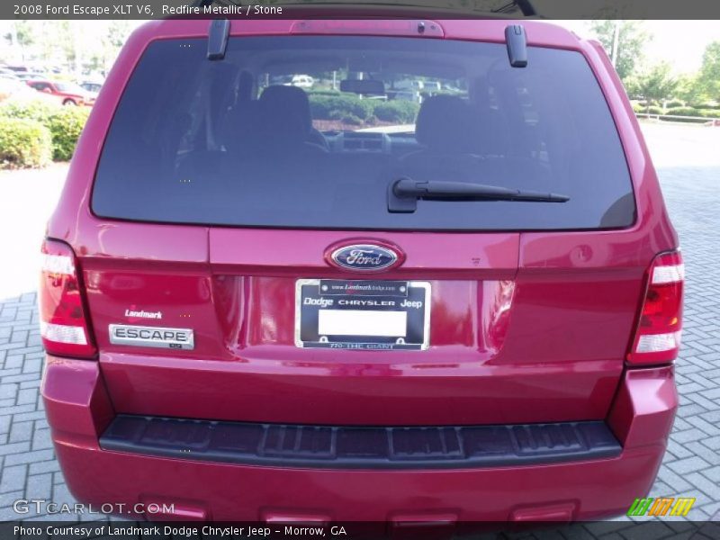 Redfire Metallic / Stone 2008 Ford Escape XLT V6