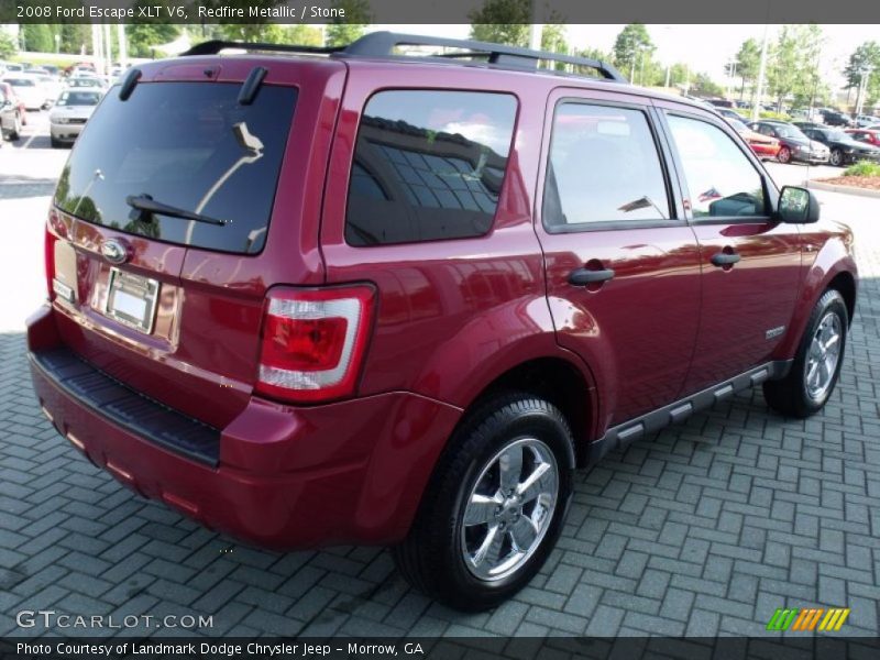Redfire Metallic / Stone 2008 Ford Escape XLT V6