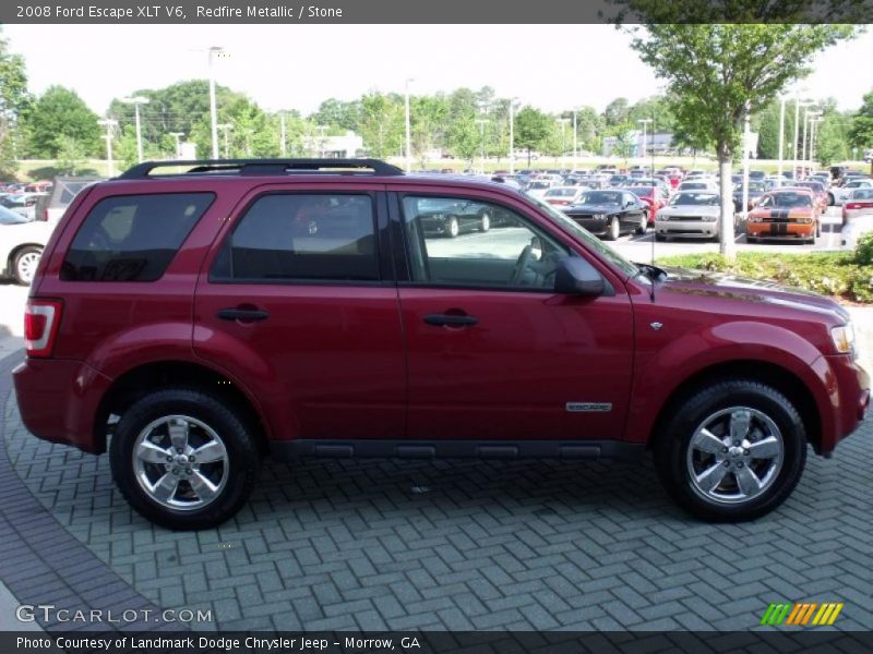 Redfire Metallic / Stone 2008 Ford Escape XLT V6