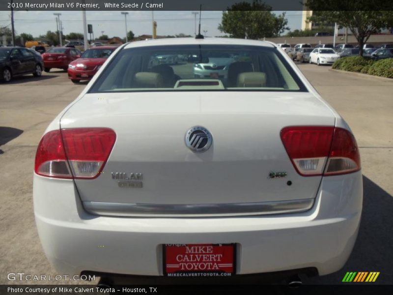 White Suede / Camel 2010 Mercury Milan V6 Premier