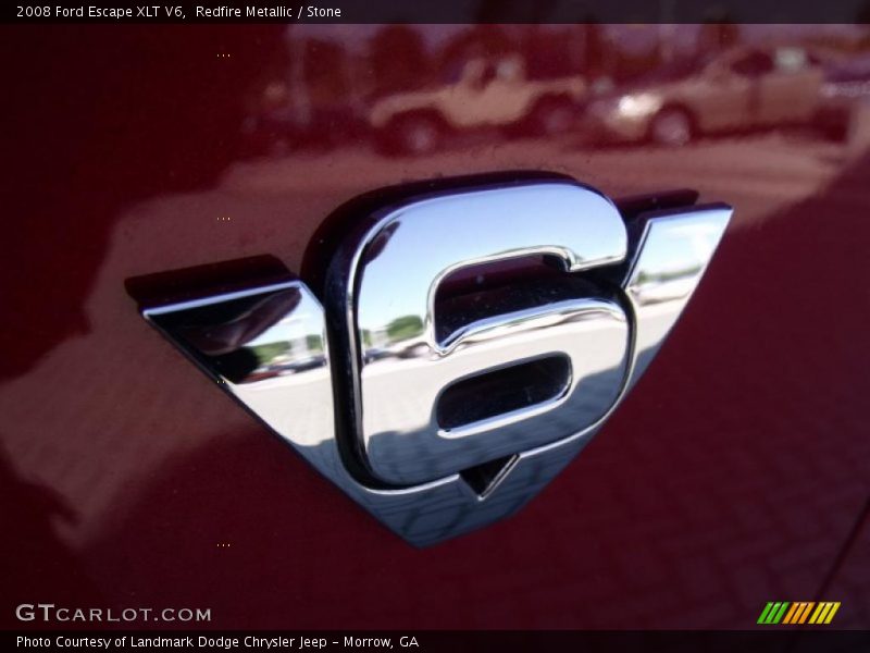 Redfire Metallic / Stone 2008 Ford Escape XLT V6