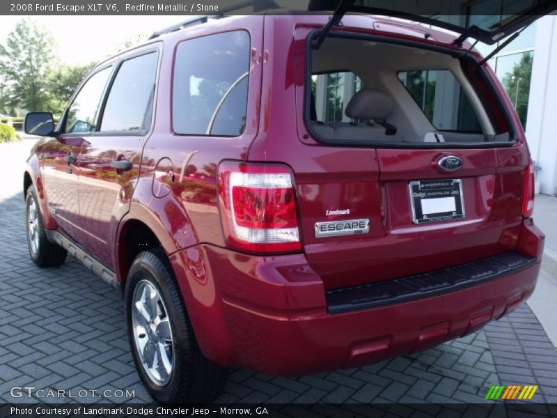 Redfire Metallic / Stone 2008 Ford Escape XLT V6