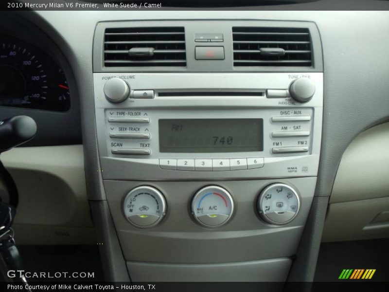 White Suede / Camel 2010 Mercury Milan V6 Premier