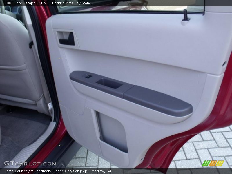 Redfire Metallic / Stone 2008 Ford Escape XLT V6